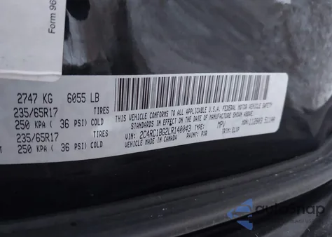 2020 Chrysler Pacifica Touring L from USA, damaged, VIN 2C4RC1BG2LR140043